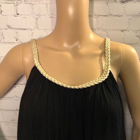 Sand & Spirit Dress Gold Braid Asymmetrica… - Picture 4 of 10